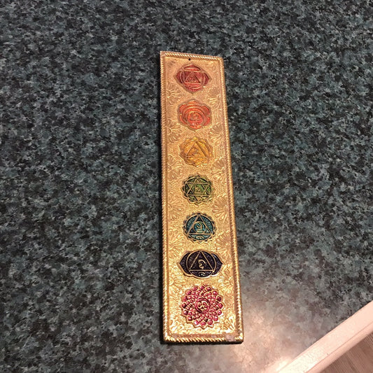 Long Gold Incense Holder