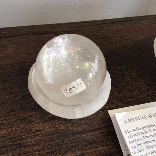 Selenite Crystal Ball S