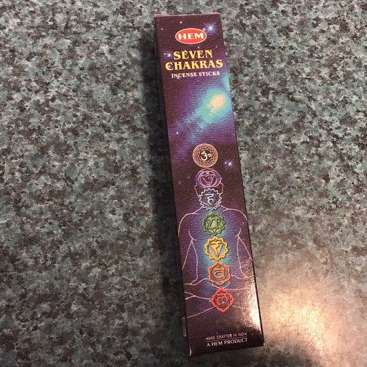 Seven Chakra Incense pk