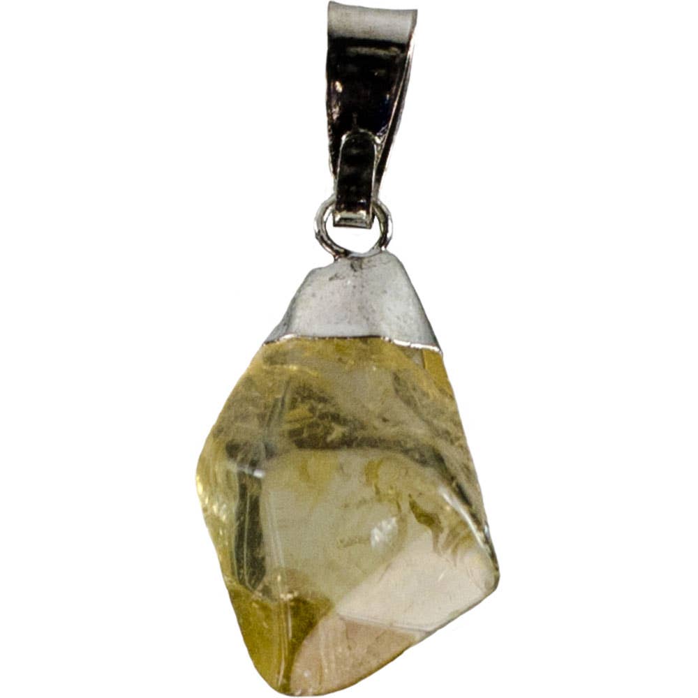 Pendant-Diamond Shape/Citrine-0.5"-1.25"