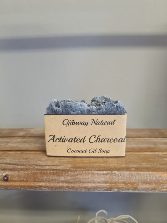 Ojibway Natural Coconut Oil Soap-Activated Charcoal