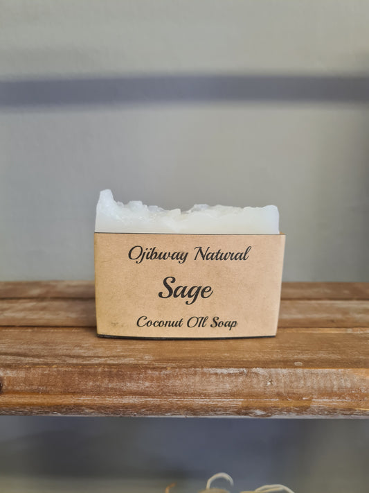 Ojibway Natural Coconut Oil Soap-Sage
