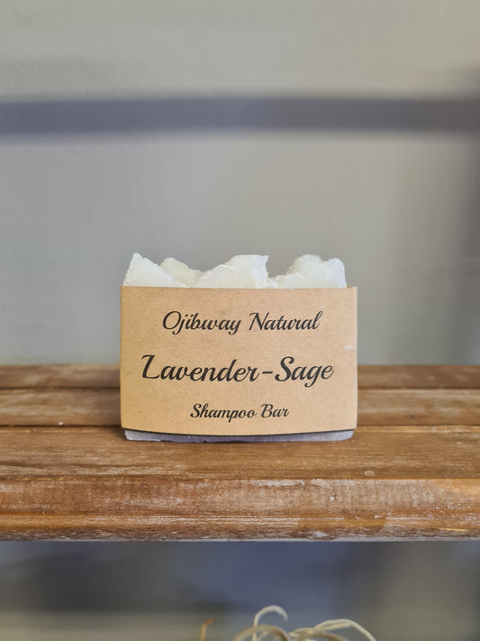 Ojibway Natural Lavendar-Sage Shampoo Bar