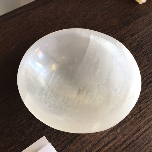 Selenite Crystal Bowl L