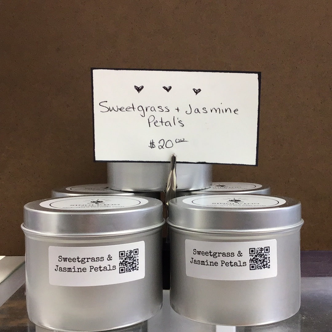 Singleton Sweetgrass/Jasmine Candle