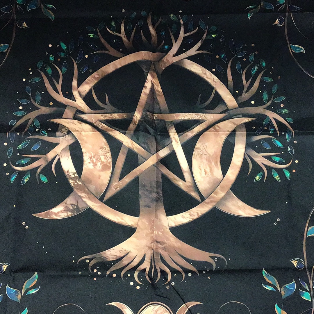 Triple Moon Altar Cloth