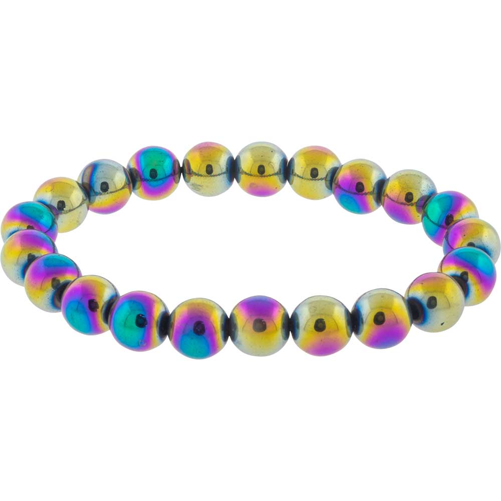 Rainbow Hematite - 8mm Bracelets