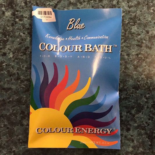 Colour Energy Colour Bath - BLUE (Knowledge, Health & Communication)