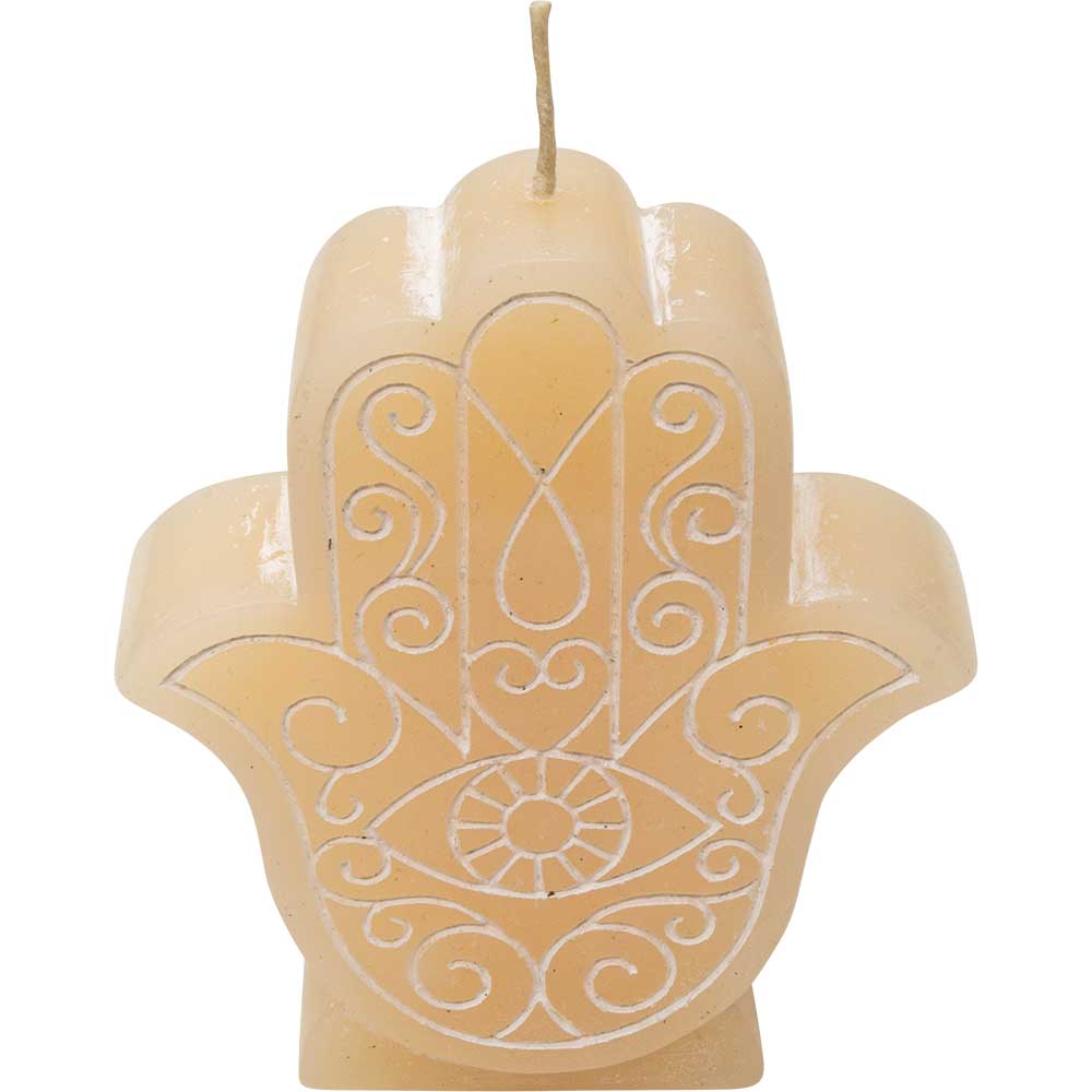 Hamsa Candle Fatima Hand