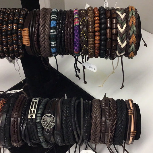 Men's Hand-woven Multi-layer Leather Bracelets