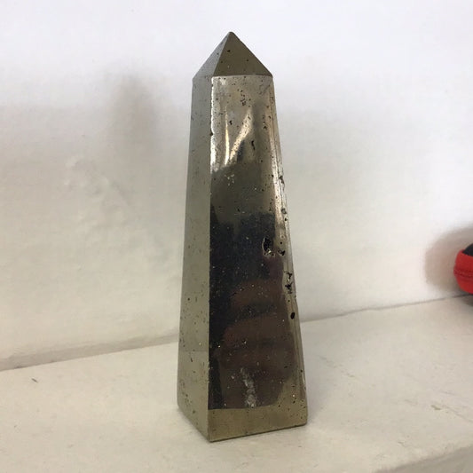 Pyrite Druzy Obelisk Point (320 grams)