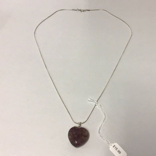 Flourite Heart Necklace