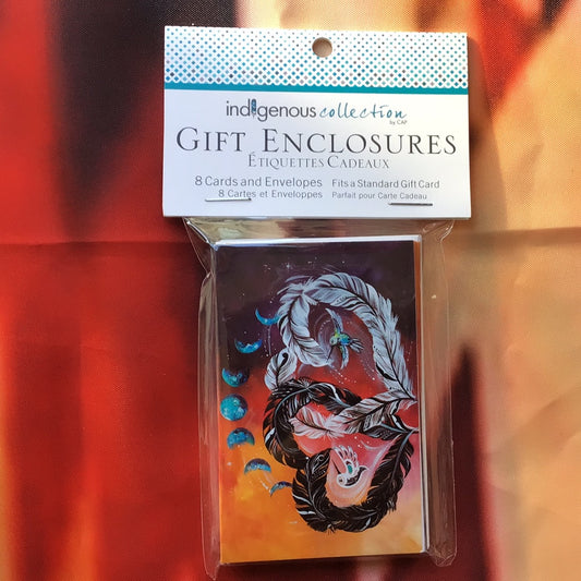 "Lovebirds" by Karen Erickson - Gift Enclosure Cards (8 Envelopes & Cards)