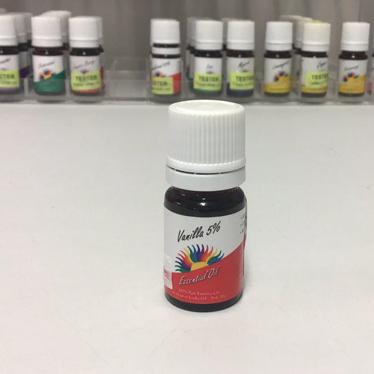 Vanilla 5% Essential Oil (Colour Energy) (5ml/.18 oz)