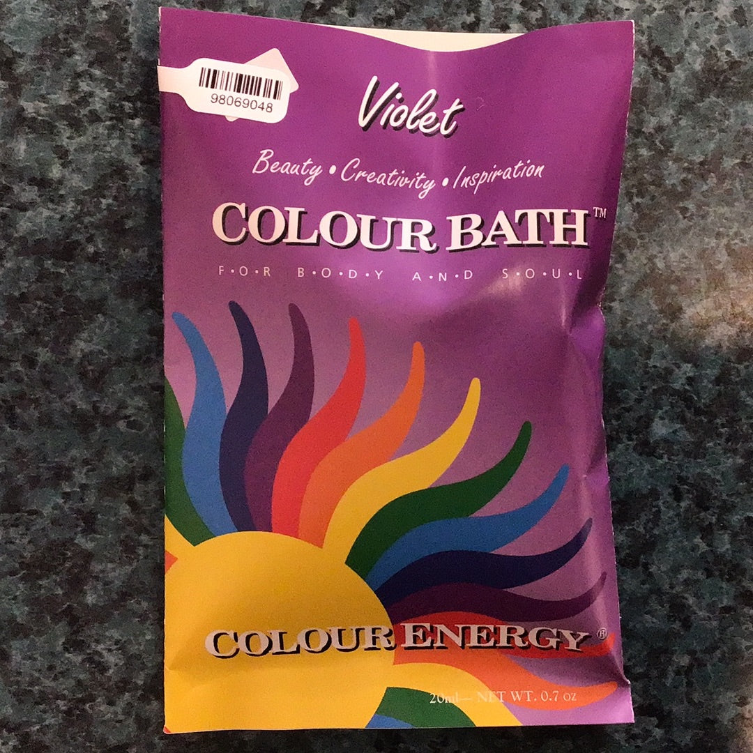 Colour Energy Colour Bath - VIOLET (Beauty, Creativity & Inspiration)