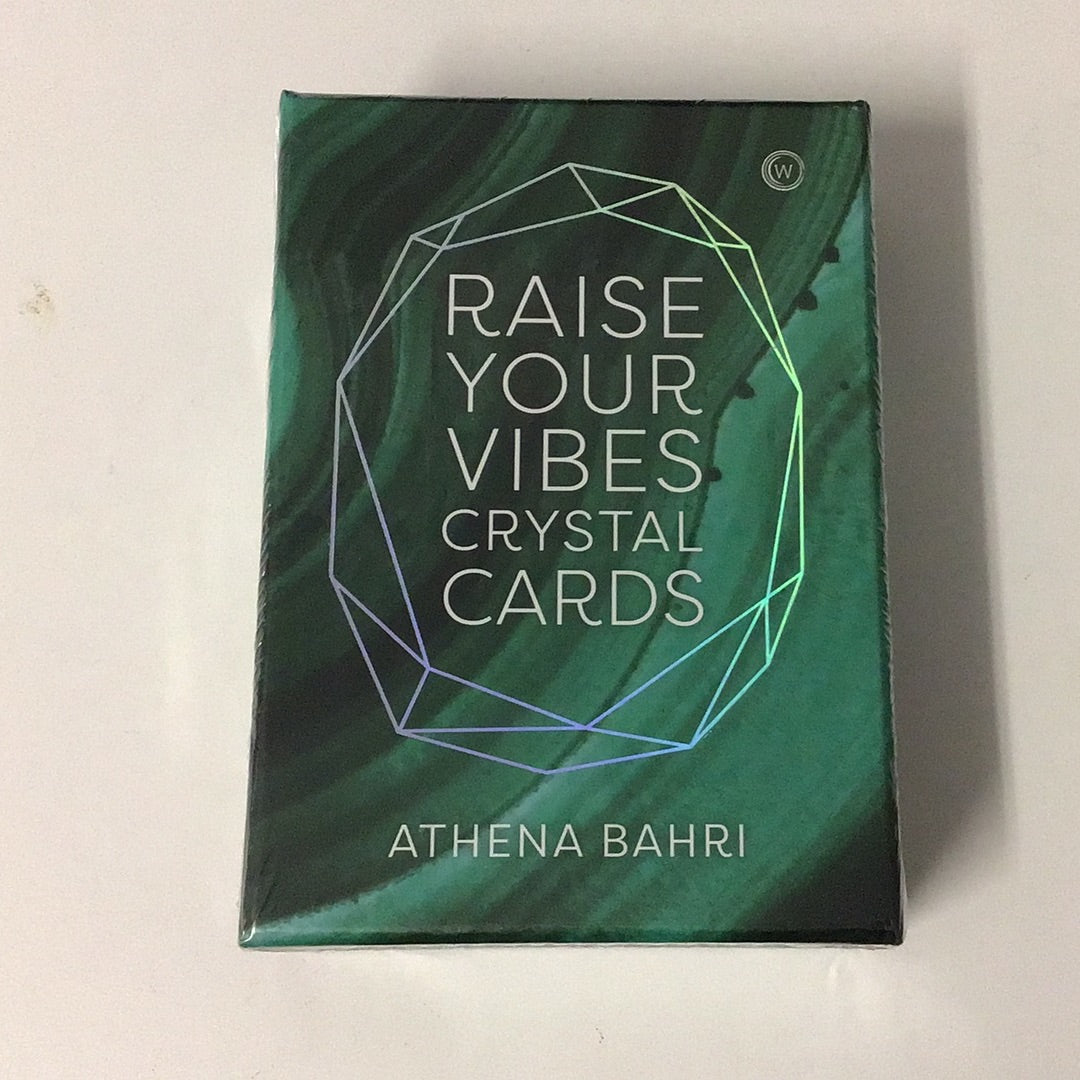 Raise Your Vibes Crystal Cards by Athena Bahri (Certified Crystal Master)