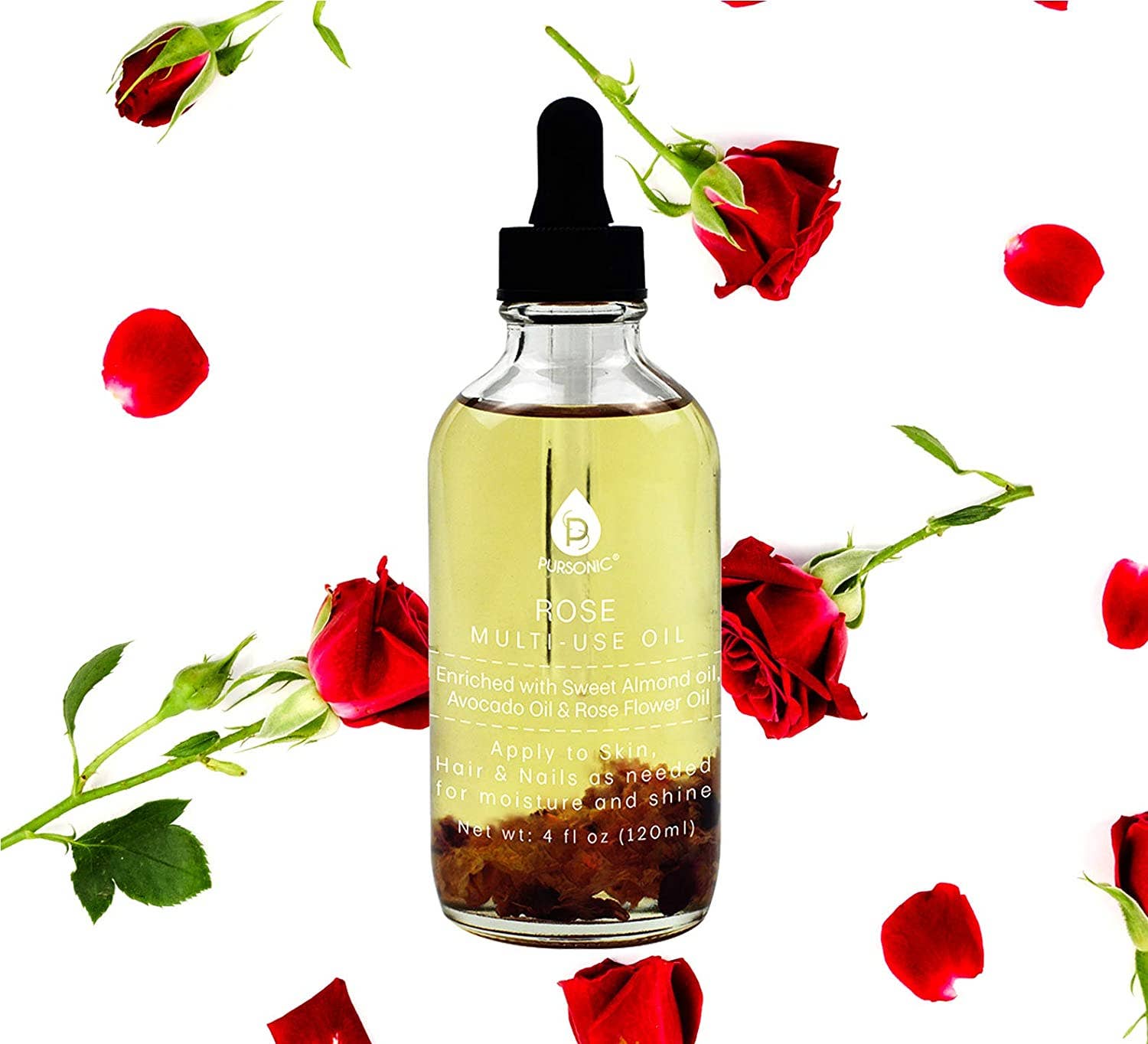 Multi-Use Flower Body Oils (ROSE)