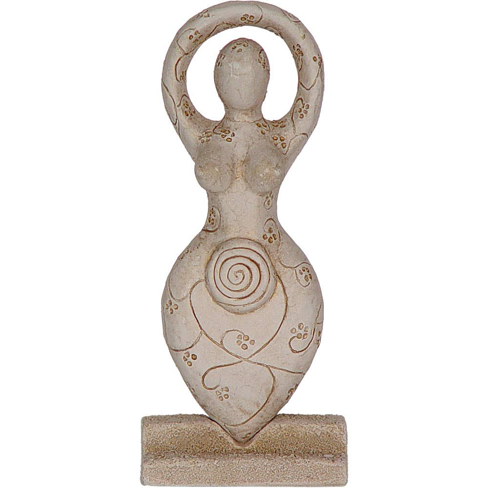 Gypsum Goddess-Spring Goddess 5.5"H