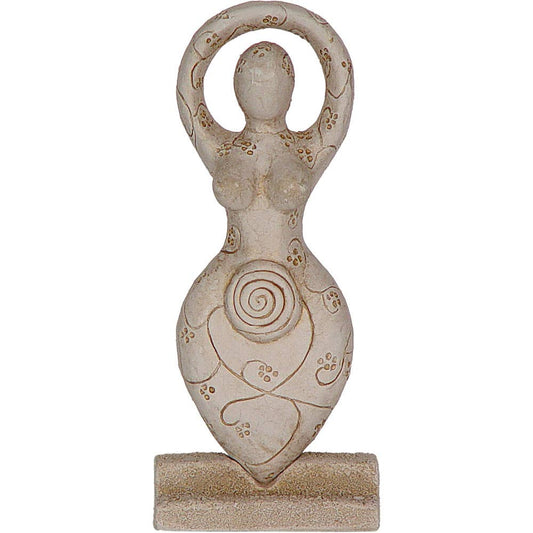 Gypsum Goddess-Spring Goddess 5.5"H
