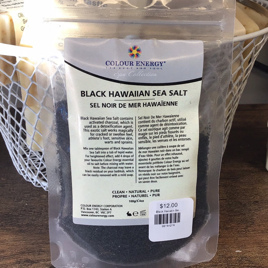 Black Hawaiin Sea Salt by Colour Energy