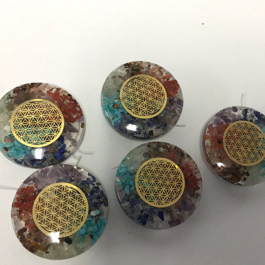 Phone Grip - Chakra Orgone with Flower of Life