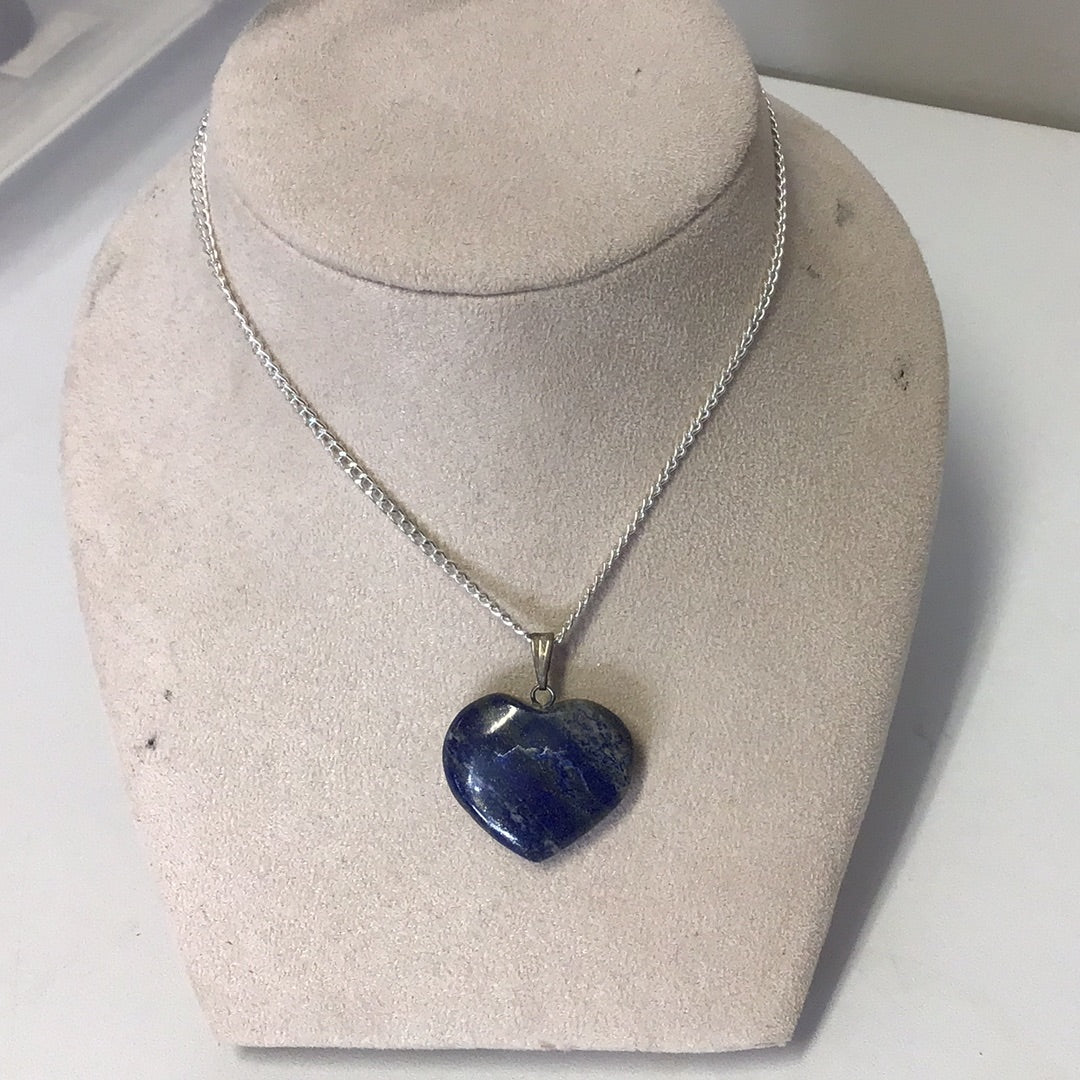 Lapis Lazuli Heart Pendant