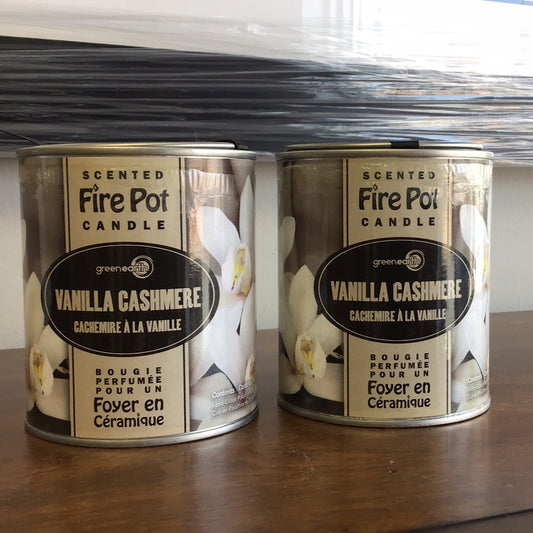 Fire Pot Vanilla Scented Candle