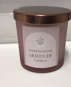 Gratitude Wild Rose Crystal Chip Candle