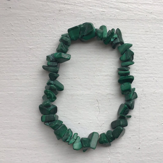 Bracelet - Malachite Beeds
