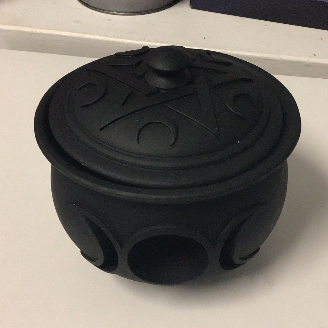 Triple Moon Cauldron Pot