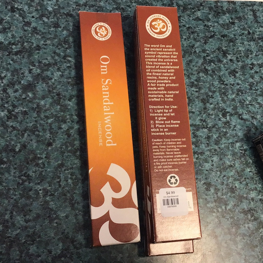 Om Sandalwood Incense