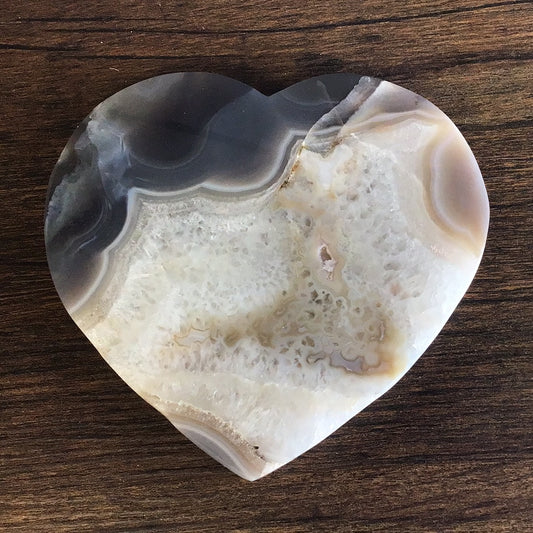 Heart Agate Coaster/Display