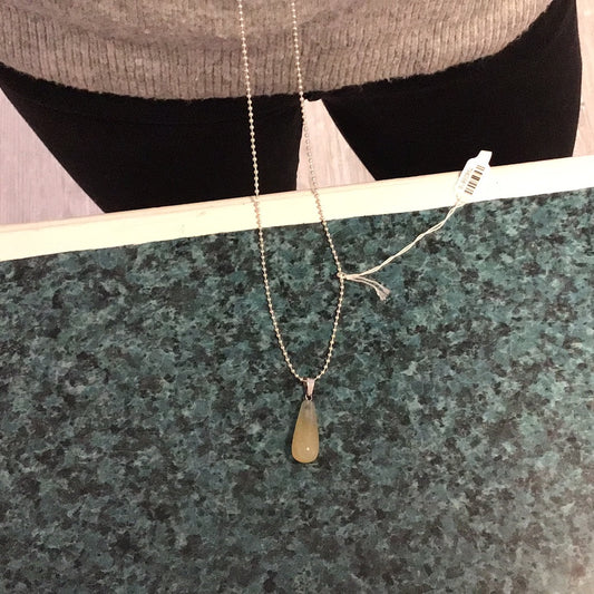 Citrine Teardrop Necklace