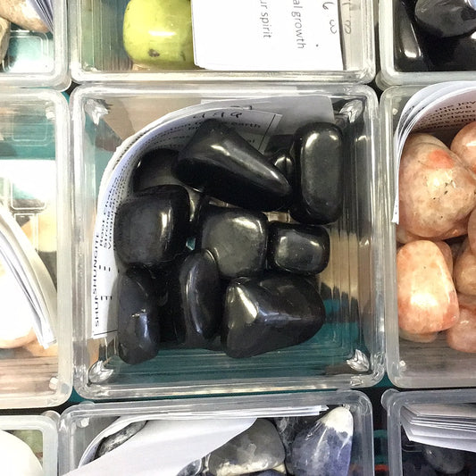 Shungite Tumbled - (weight: 110g)