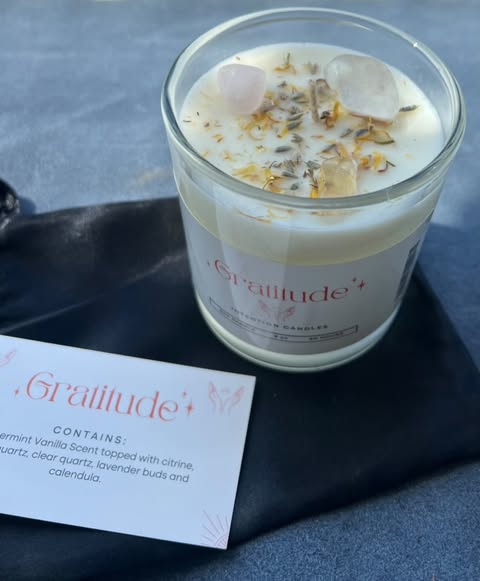 Gratitude-Intention Candle