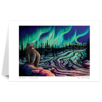 Sky Dance Northern Lights Amy Keller-Rempp Art Card