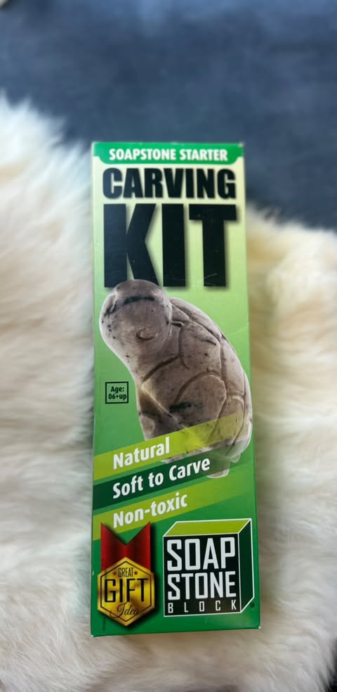 Soapstone Carving Kit-Turtle