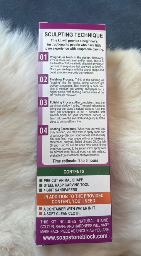 Soapstone Carving Kit-Cat
