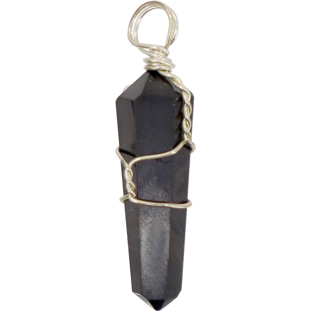 Pendant-Wire Reeled Point-Shungite 1"-2"(Pk 5)