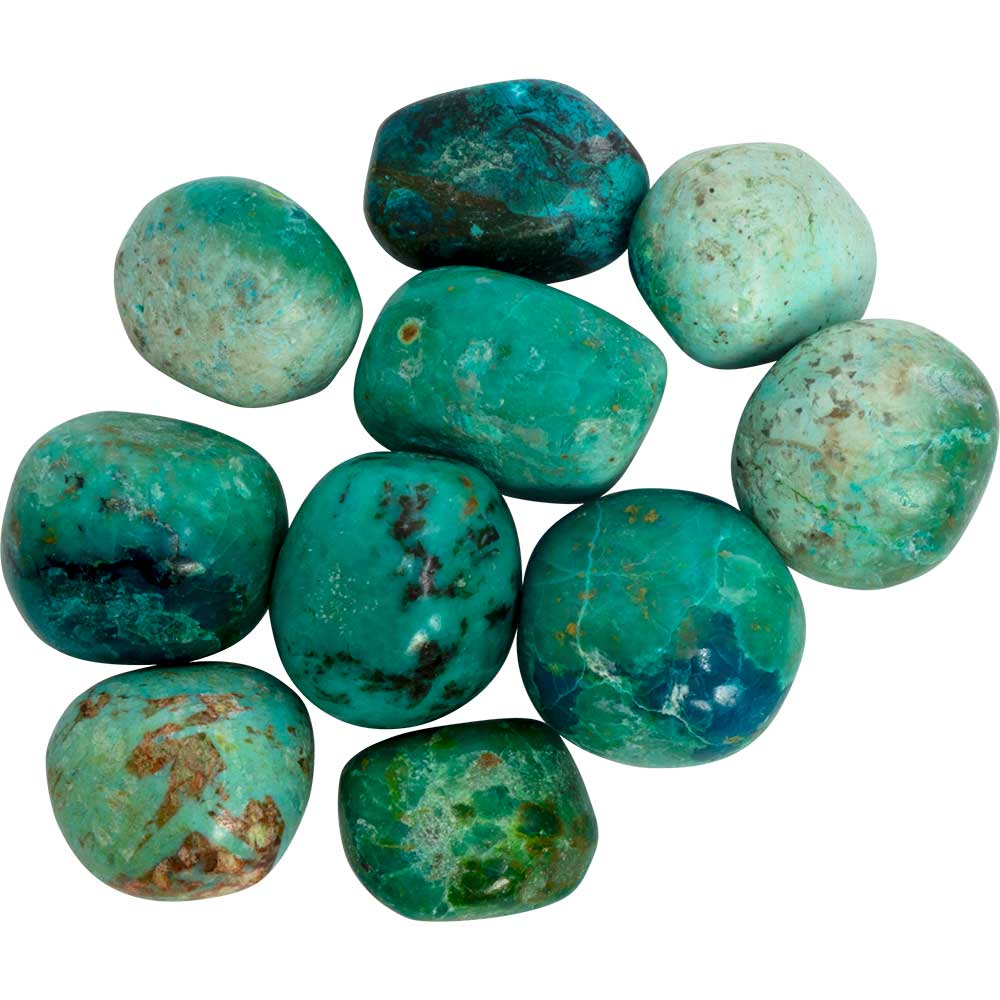 Turquoise Natural-Tumbled Stones(1 lb)