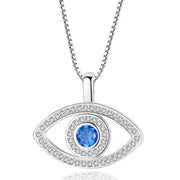 Silver Evil Eye Pendant