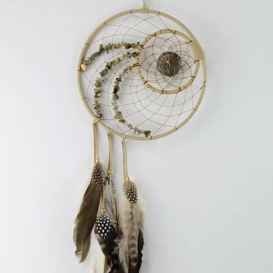 Energy Dream Catcher with Labradorite Stones