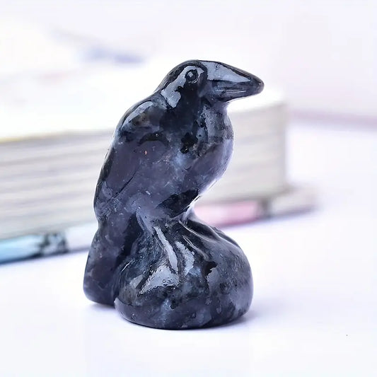 Raven Black Labradorite