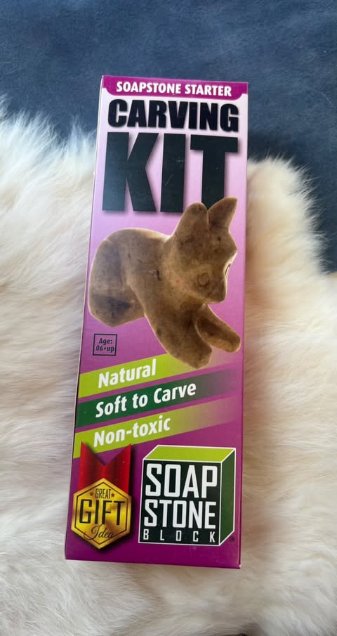 Soapstone Carving Kit-Cat