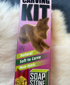 Soapstone Carving Kit-Cat
