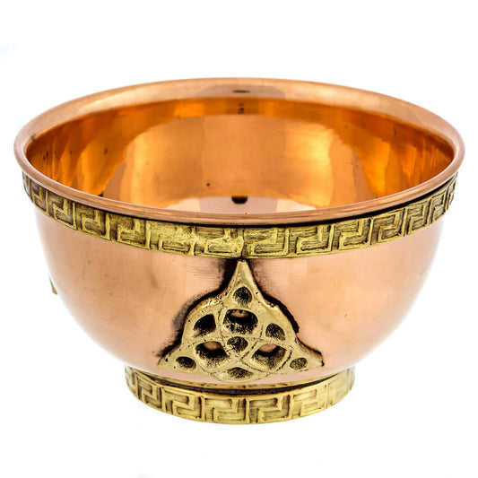 Triquetra Copper Offering Bowl