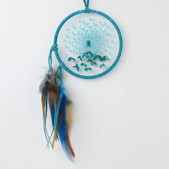 4" Energy Flow Turquoise Dream Catcher