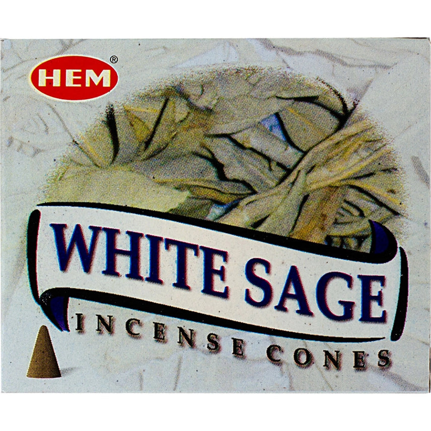 White Sage : HEM Incense Cones